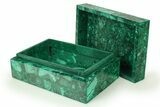 Flowery Malachite Jewelry Box - Congo #272530-1